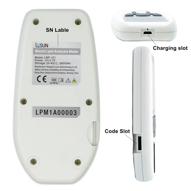 IVD Reagent Lipid Profile Dry Chemistry Test Strips By Meter Portable Lipid Profile Analyzer