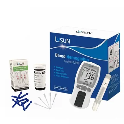 Lysun Portable handfang Hemoglobin metra metra greiningartæki glúkósapróf